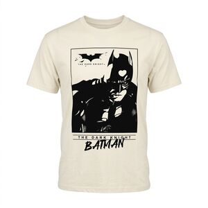 DC Comics Batman The Dark Knight Graphic Tee - Cream & Black